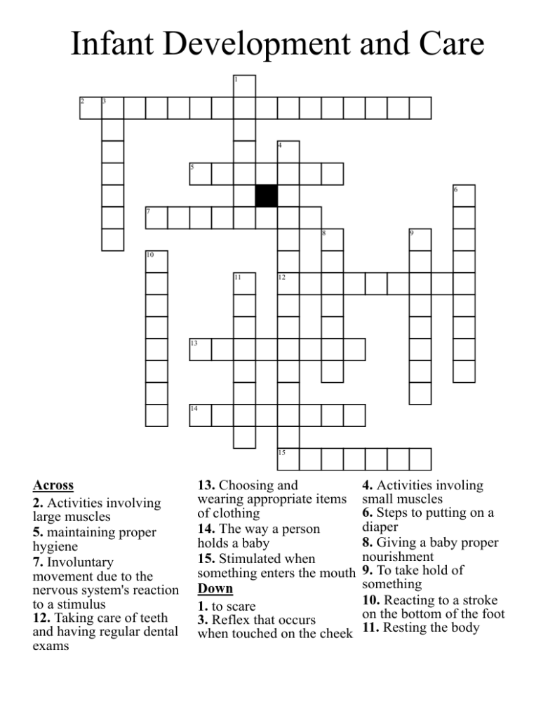 Parenting Crossword WordMint