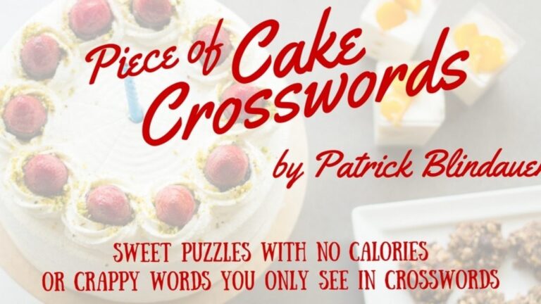 Piece Of Cake Crossword Clue Cake Baking