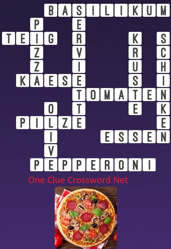 Pizza Get Answers For One Clue Crossword Now