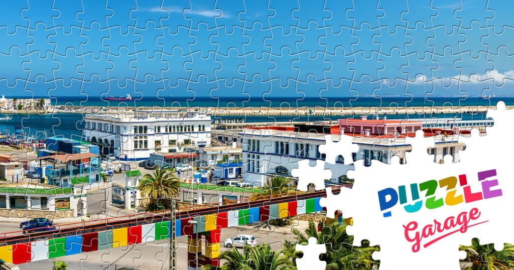 Port City Of Algiers Jigsaw Puzzle Countries Algeria Puzzle Garage