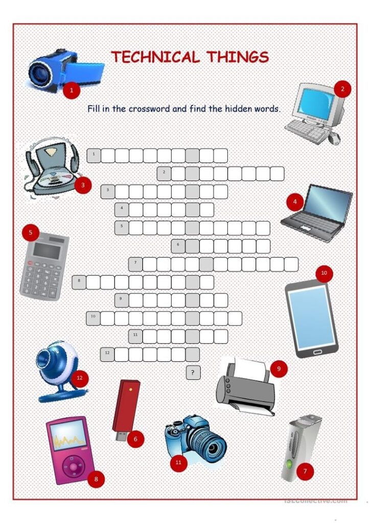 Printable Computer Crossword Puzzles With Answers