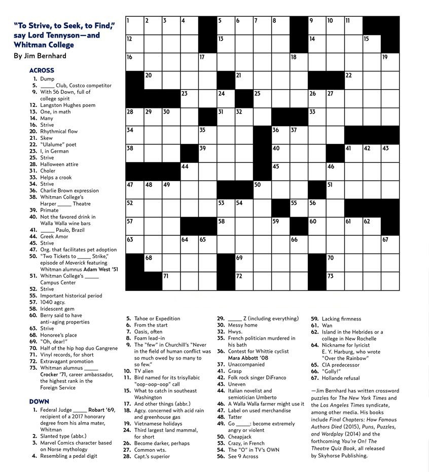 Printable La Times Crossword Puzzles