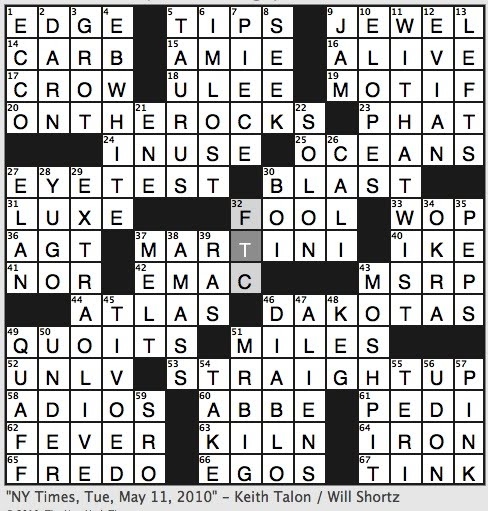 Rex Parker Does The NYT Crossword Puzzle Elements Of Style Updater 