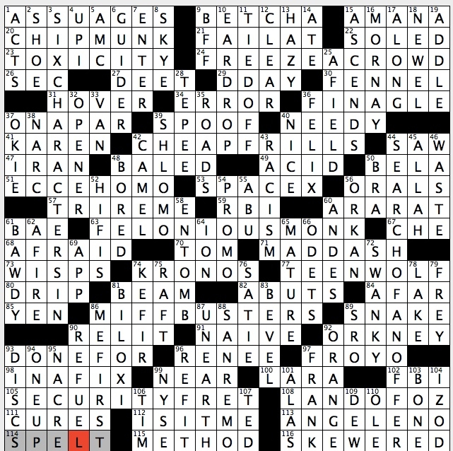 Rex Parker Does The NYT Crossword Puzzle Hebrew Name That Means His 