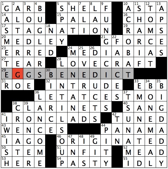 Rex Parker Does The NYT Crossword Puzzle Plantation Owner In Cat On 