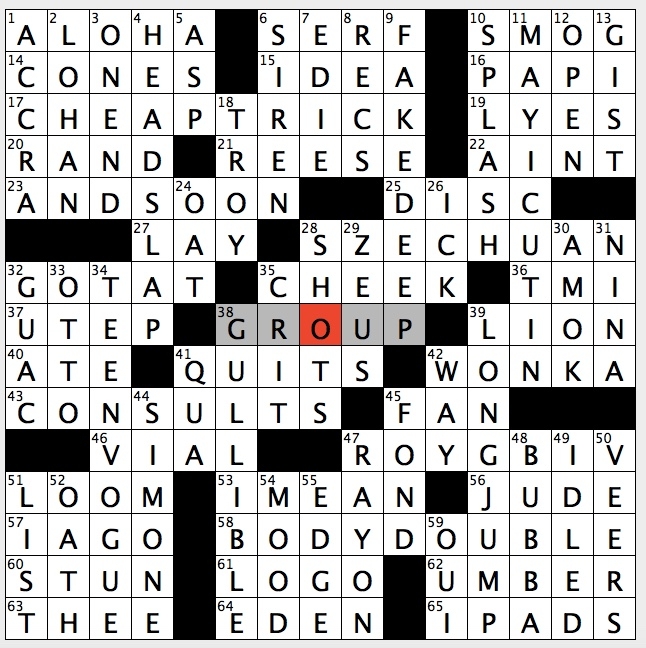 Rex Parker Does The NYT Crossword Puzzle Pretentious In Modern Lingo 