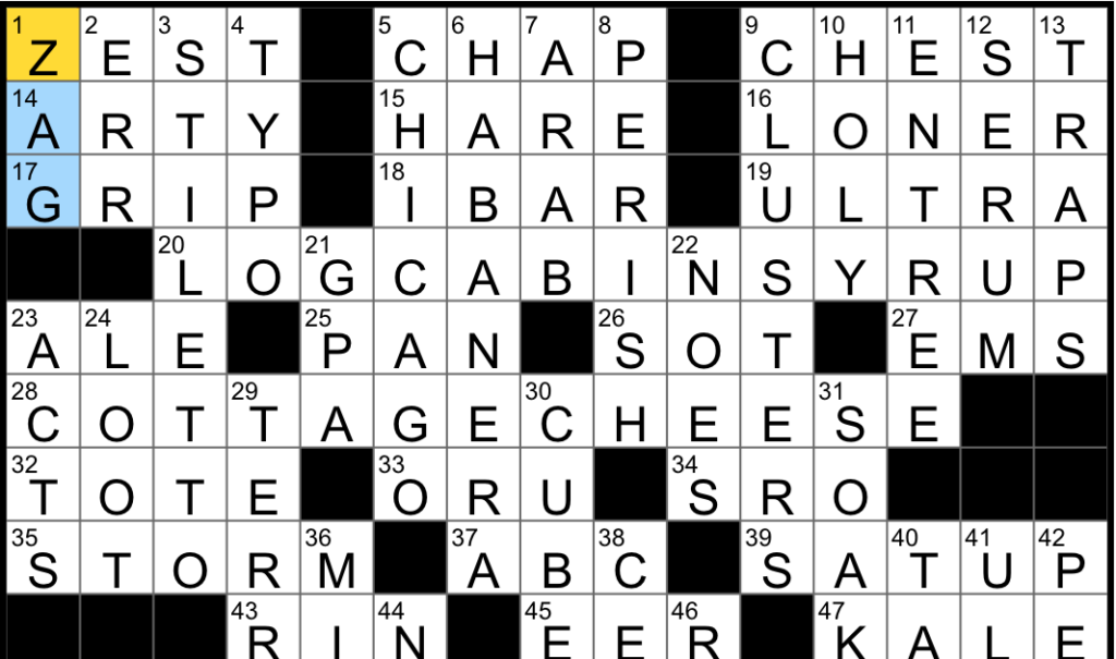 Rex Parker Does The NYT Crossword Puzzle Raised To The Third Puzzle 