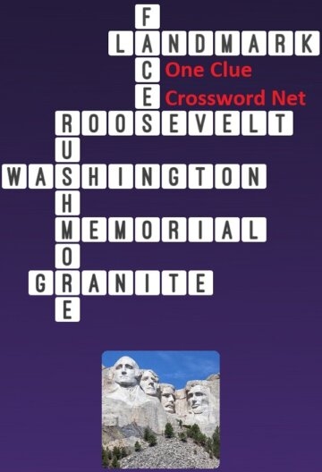 Rushmore Get Answers For One Clue Crossword Now