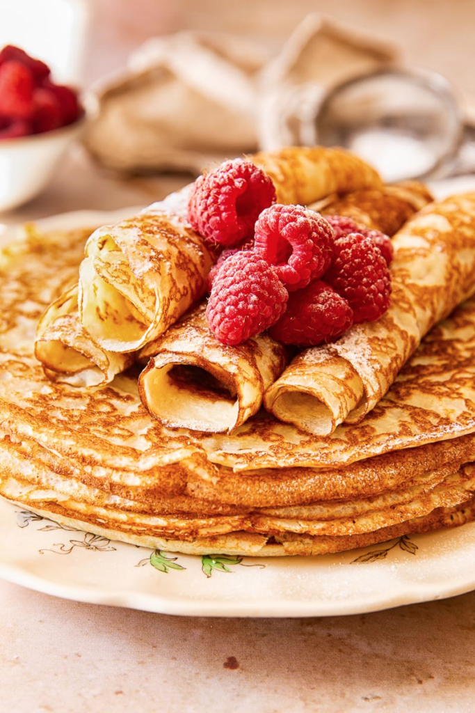 Russian Crepes Blini Vikalinka In 2020 Sweet Recipes Desserts 