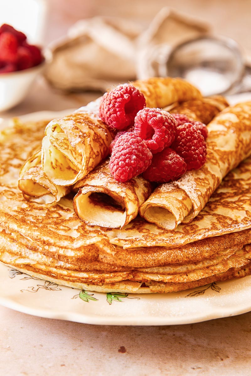 Russian Crepes Blini Vikalinka In 2020 Sweet Recipes Desserts