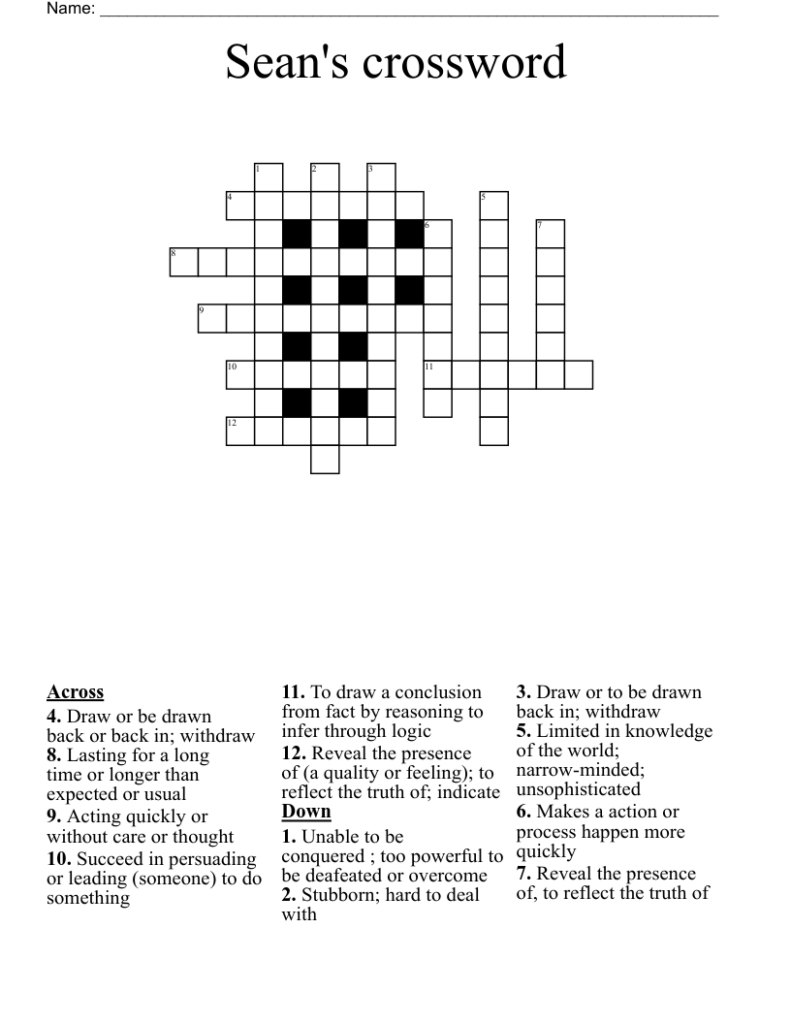 Sean Astin Film Crossword