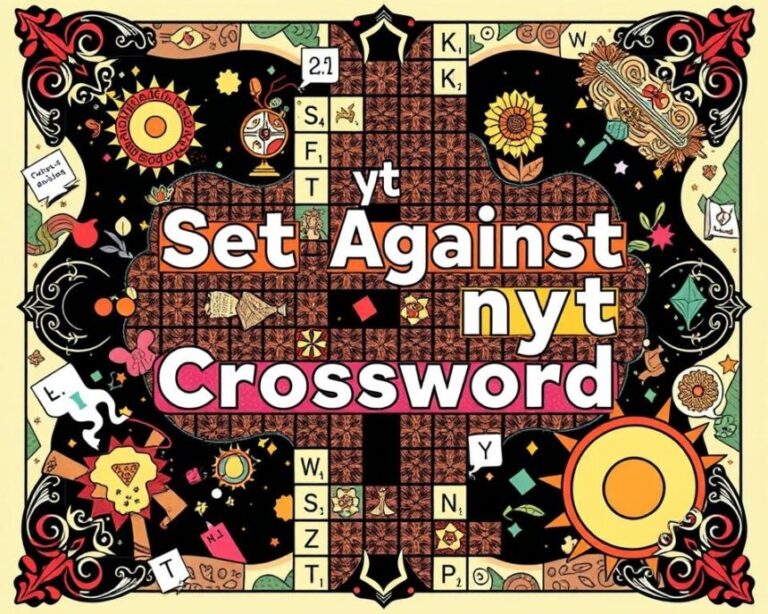 Set Against Nyt Crossword Clue Final Possible Answer 2024