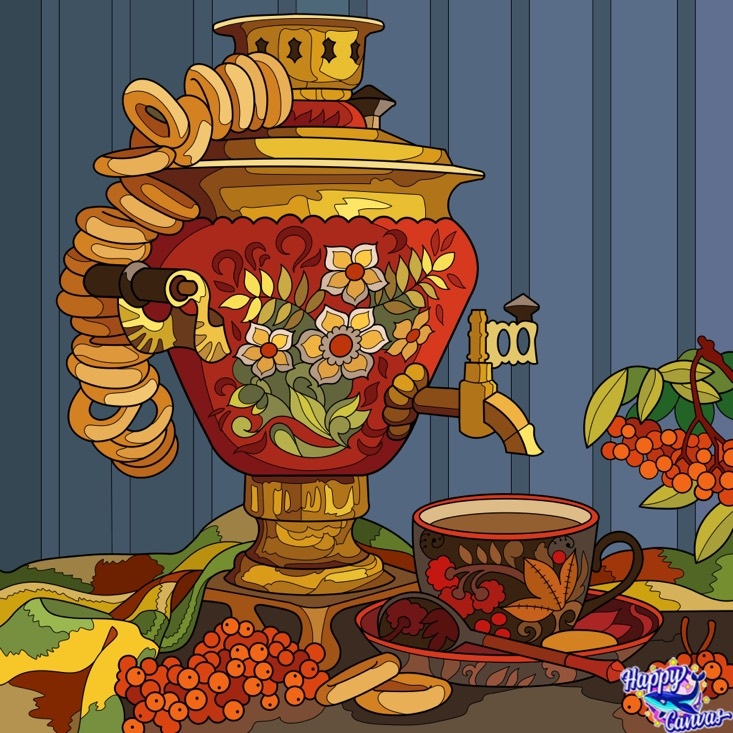 Solve Russian Samovar Jigsaw Puzzle Online With 16 Pieces