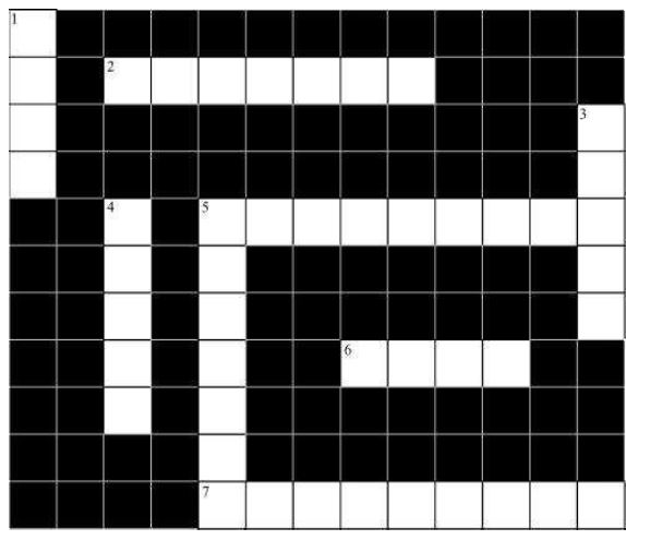 Solve The Following Crossword Puzzle With The Clues Given Acros