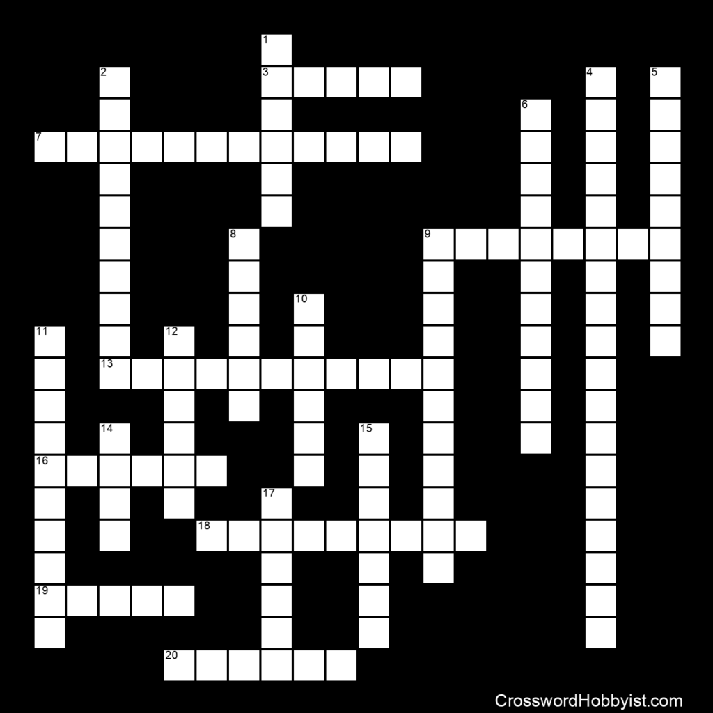 Southwest Asia Map Crossword Puzzle