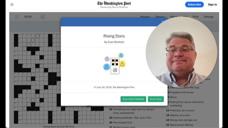 Stairway To Heaven Washington Post Sunday Crossword By Evan Birnholz 