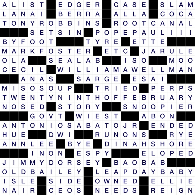 Sunday Premier June 23 2024 Answers Premier Crossword