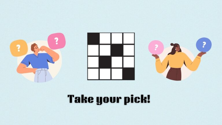  Take Your Pick NYT Mini Crossword July 25 Answers And Hints