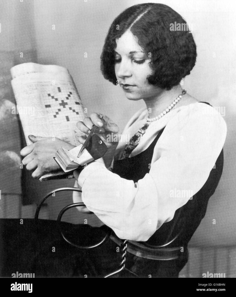 The 1920s Brought A Crossword Puzzle Fad To The United States This 