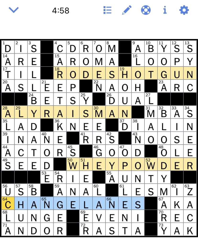 The New York Times Crossword Puzzle Solved Monday s New York Times