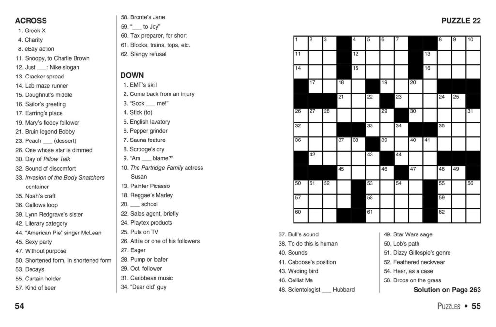 Thomas Joseph Easy Printable Crossword Puzzle Printable JD