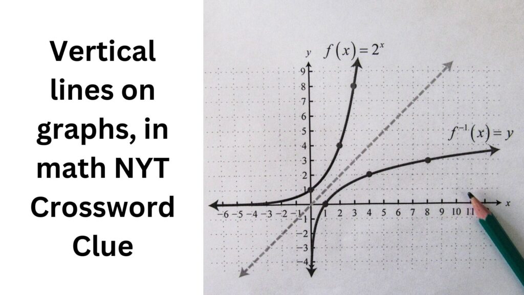 Vertical Lines On Graphs In Math NYT Crossword Clue